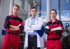 portrait-doctor-paramedic-standing-with-arms-crossed