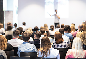 people attending an event