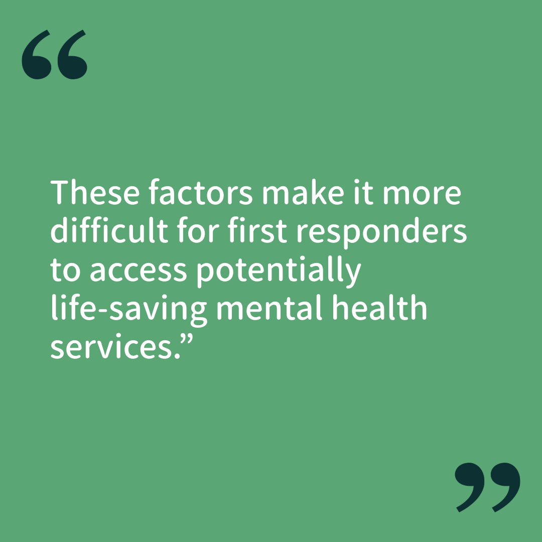 Sounding the Alarm on suicide among first Reponders